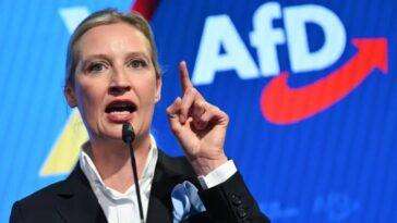 Alice Weidel, presidente do partido de extrema direita Alternativa para a Alemanha (AfD). 23/02/2025 - (Soren Stache/Pool/Getty Images)